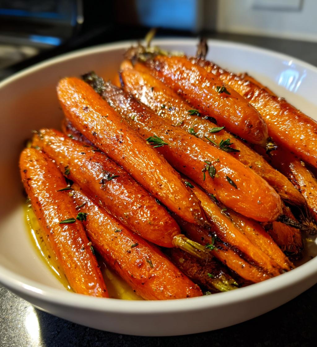 perfectly roasted carrots