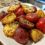roasted red and yellow potatoes