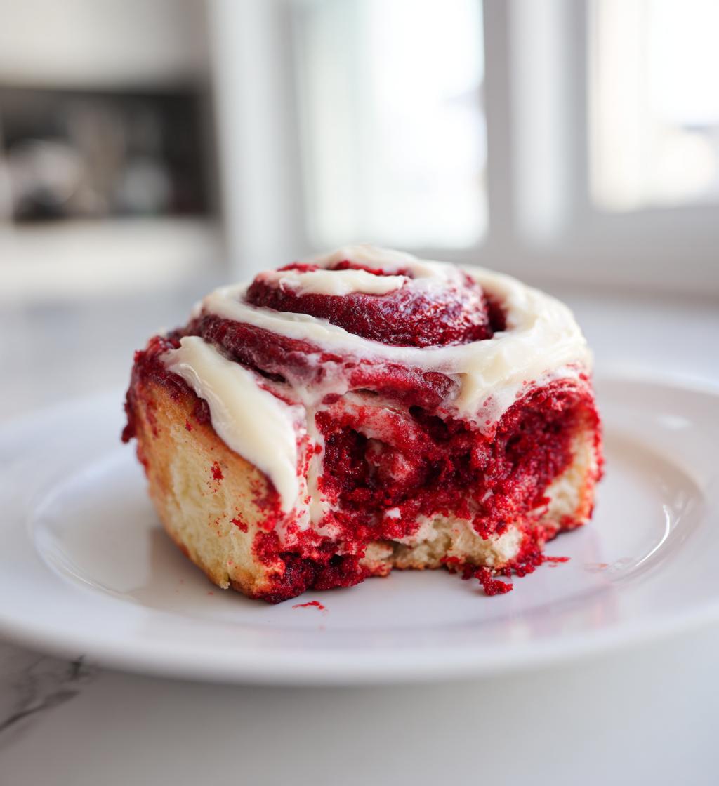 red velvet cinnamon rolls recipe that will wow your guests