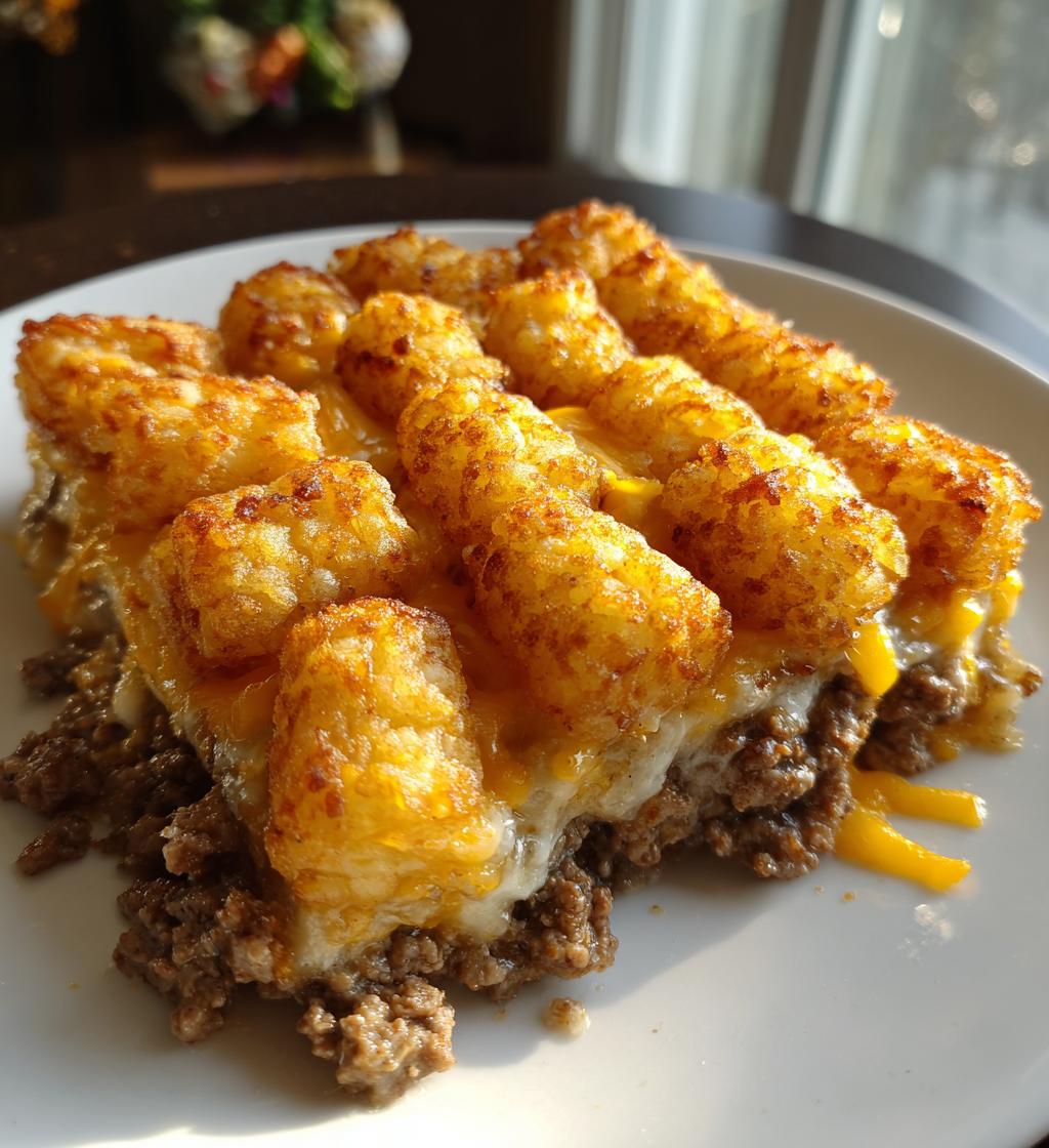 Traditional Tater Tot Casserole with Ground Beef Bliss