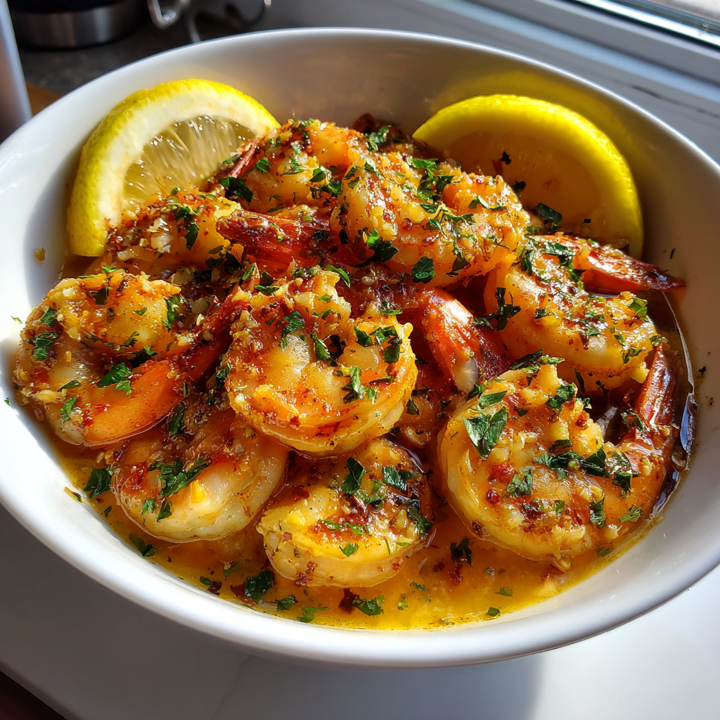 easy dinner recipes for two: 5-Star Lemon Garlic Shrimp