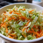 how to make cabbage slaw: delicious apple and carrot twist