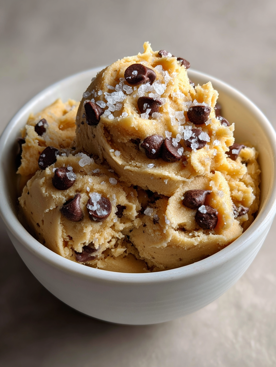 how to make edible cookie dough: the ultimate chocolate chip treat